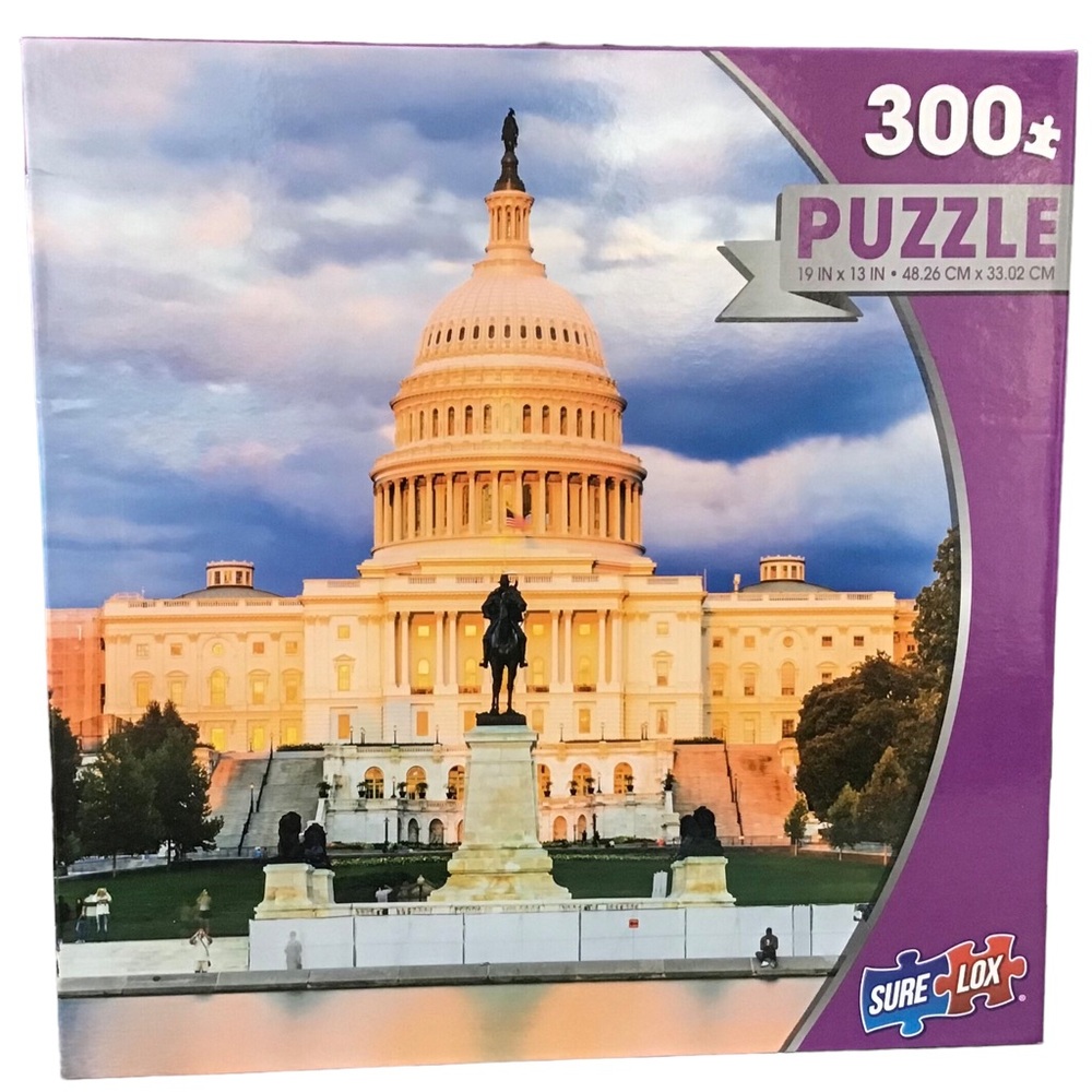 Washington Sure Lox Jigsaw Puzzle 300 Pieces United States Capital Washington D